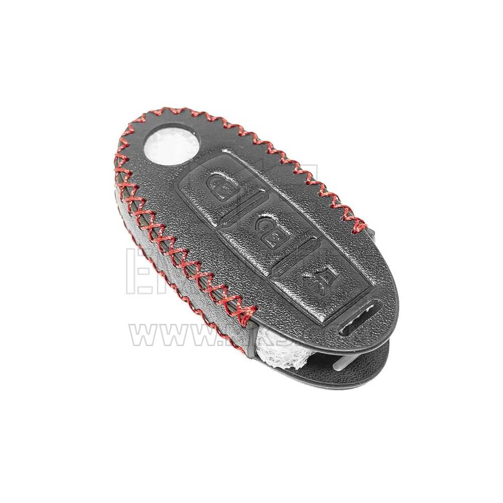 New Aftermarket Leather Case For Nissan Smart Remote Key 2+1 Buttons High Quality Best Price | Emirates Keys