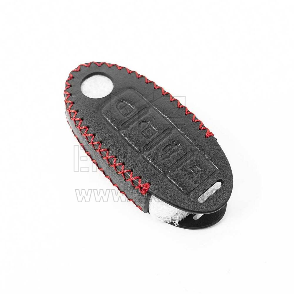New Aftermarket Leather Case For Nissan Smart Remote Key 3+1 Buttons High Quality Best Price | Emirates Keys
