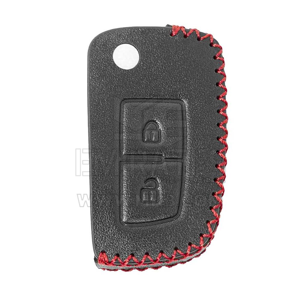 Leather Case For Nissan Flip Remote Key 2 Buttons | MK3