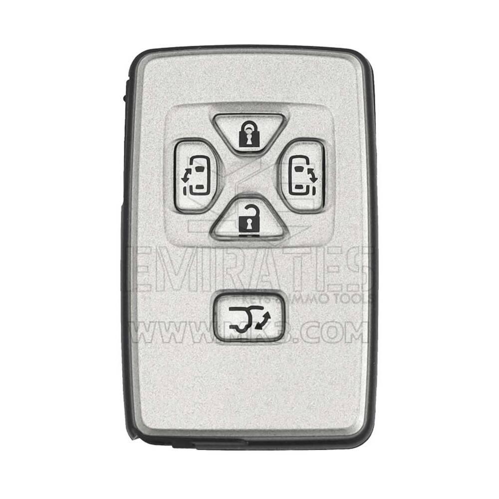 Toyota Smart Remote Key 5 Buttons Slider Door 312MHz Silver Cover PCB 271451-0751