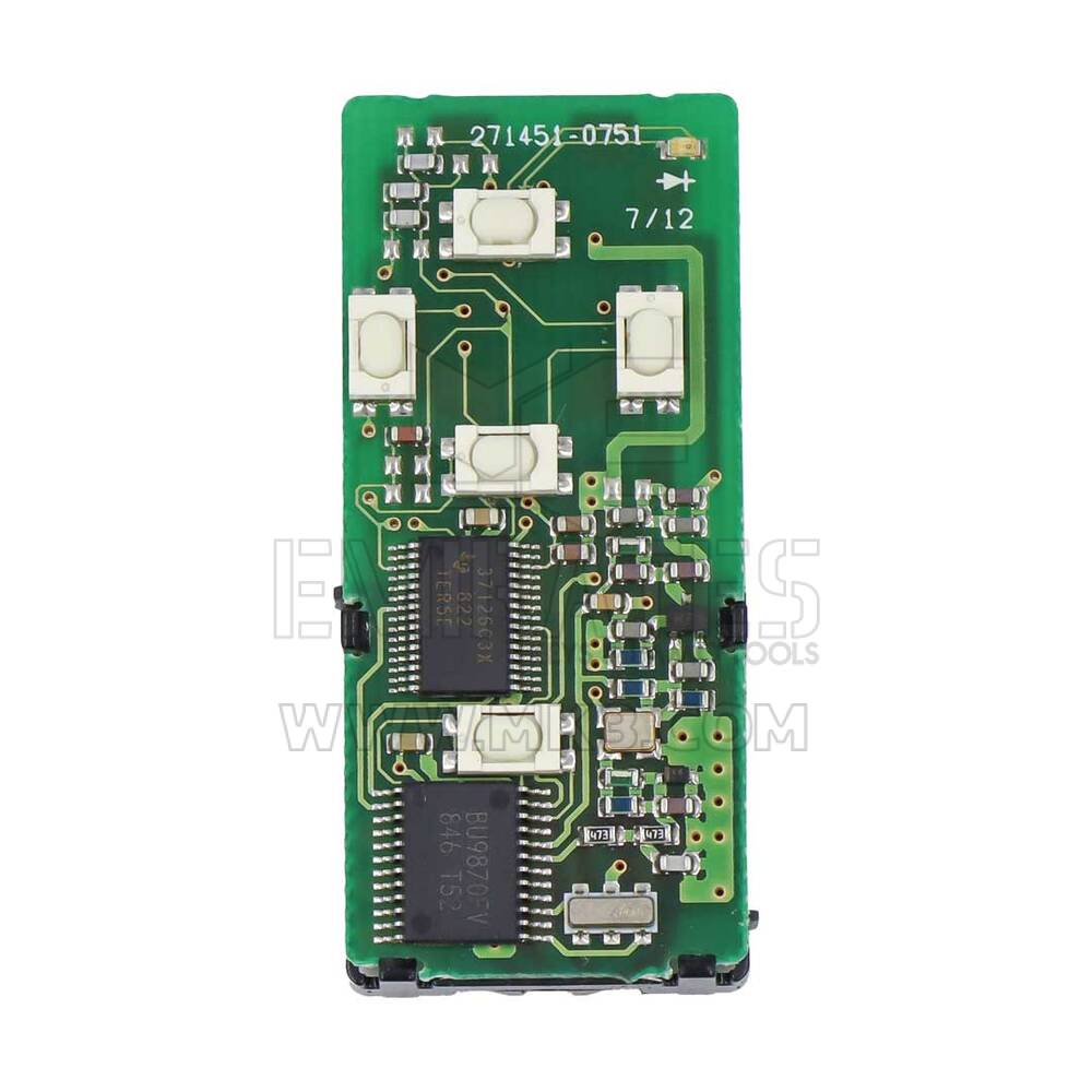 Toyota Smart Remote Key 5 Buttons 312MHz 271451-0751| MK3