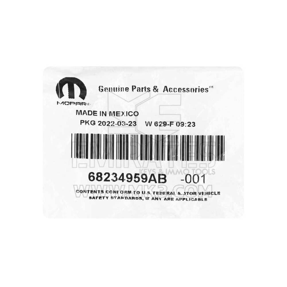 Dodge SRT 2015-2018 Genuine / OEM Smart Remote Key 4+1 Buttons 433MHz OEM Part Number: 68234959AB | Emirates Keys