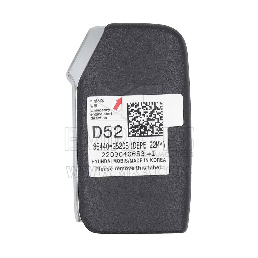 Новый оригинальный/OEM смарт-ключ с дистанционным управлением KIA Niro 2022 года с 3 кнопками, 433 МГц, номер детали OEM: 95440-G5205 — идентификатор FCC: FOB-4F23 — транспондер — идентификатор: HITAG 3 — ID47 NCF29A1X