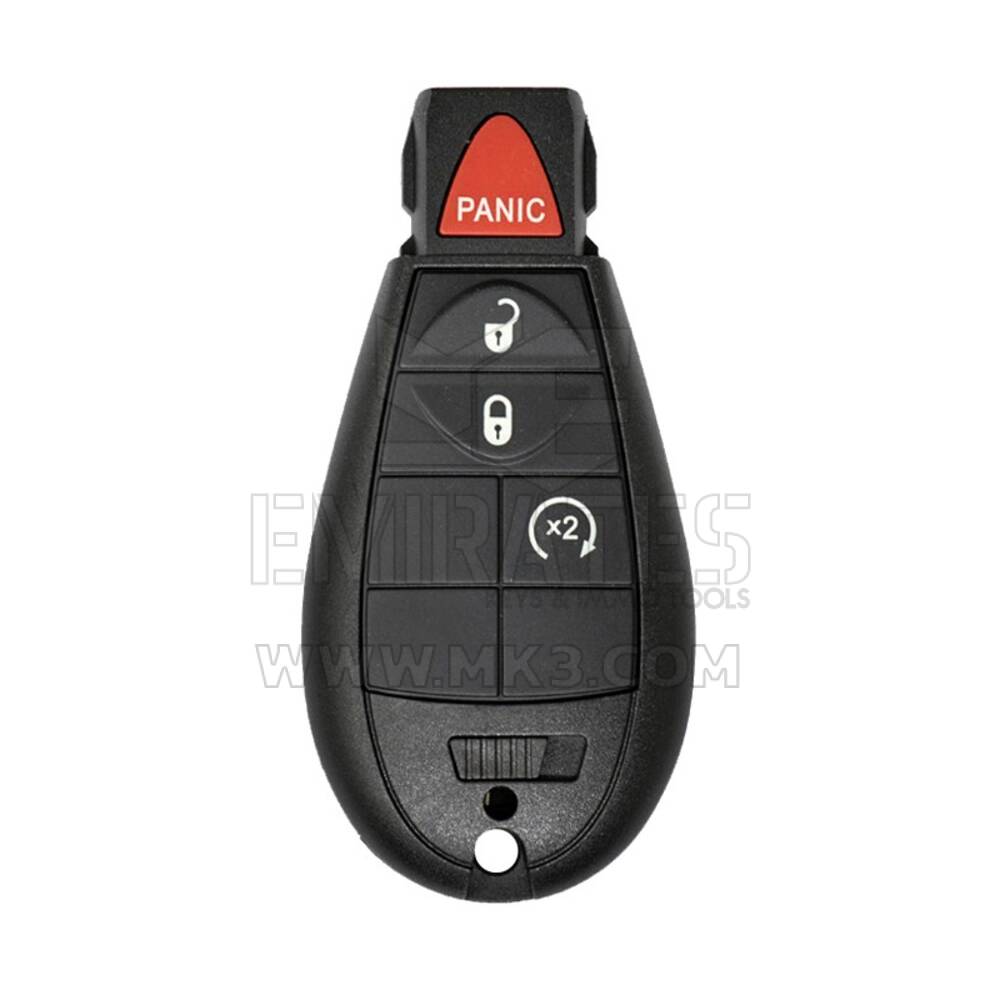 Dodge Caravan / Chrysler TOWN & COUNTRY 2015-2020 Fobik Chiave remota 3+1 pulsanti 433 MHz HITAG 2 - ID46 - PCF7941 Transponder