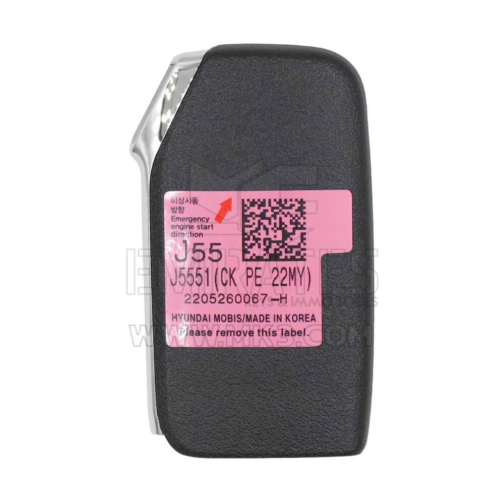 Новый оригинальный / OEM смарт-ключ с дистанционным управлением KIA Stinger 2022, 3+1 кнопки, 433 МГц, номер детали OEM: 95440-J5551 - идентификатор FCC: TQ8-FOB-4F46 | Emirates Keys