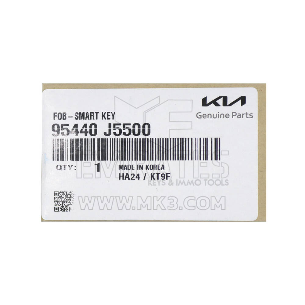 New KIA Stinger 2022 Genuine / OEM Smart Remote Key 4+1 Buttons 433MHz OEM Part Number: 95440-J5500 | Emirates Keys