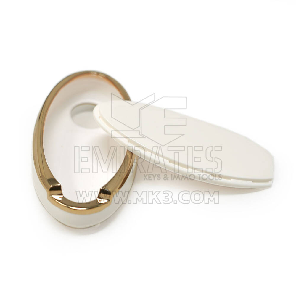 New Aftermarket Nano High Quality Cover For Nissan Remote Key 2 Buttons White Color | Emirates Keys