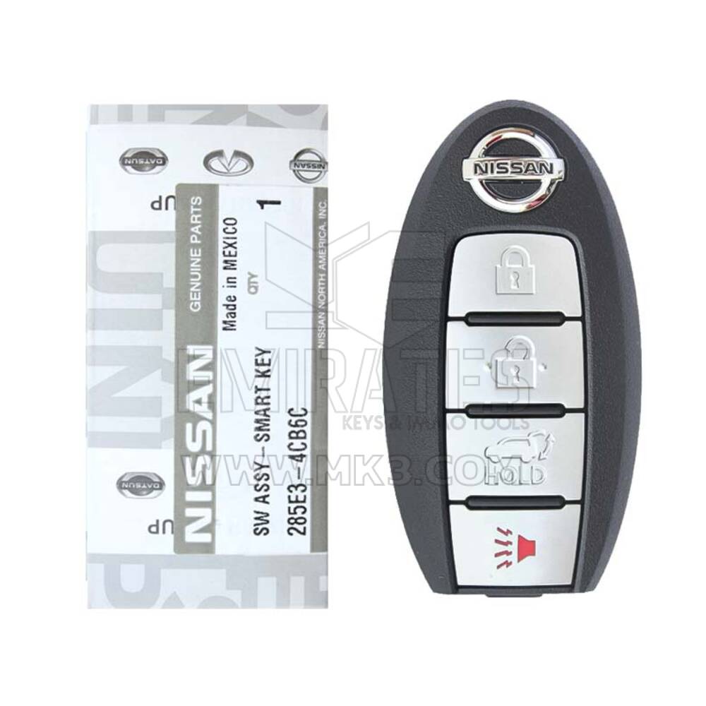 New Nissan Rogue X-trail 2014-2021 Genuine / OEM Smart Key Remote 4 Buttons 433MHz OEM Part Number: 285E3-4CB6CA / 285E3-4CB6C /  285E3-4CB6A - FCCID: KR5S180144106 | Emirates Keys