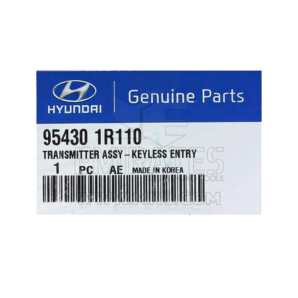 New Hyundai Accent 2012-2013 Genuine / OEM Flip Remote 2 Buttons 433MHz OEM Part Number: 95430-1R110, 95430-1R111 / FCCID: RKE-4A01 | Emirates Keys