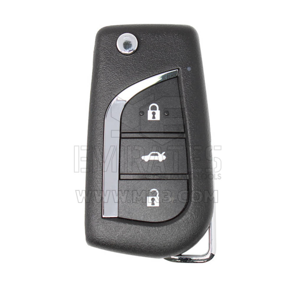 XHORSE VVDI Key Tool VVDI2 Universal Wire Remote Key 3 Buttons Toyota Style XKTO00EN
