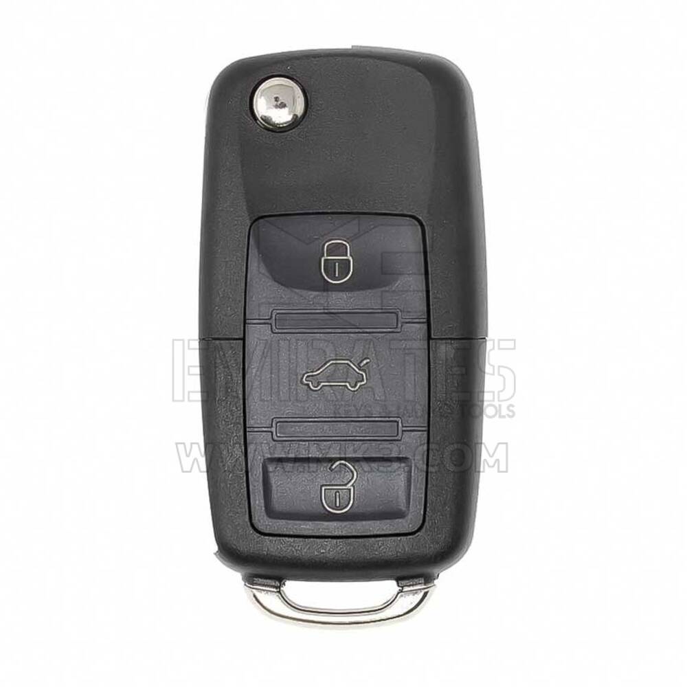 Xhorse VVDI Key Tool VVDI2 Wire Flip Remote Key 3 botões VW Style XKB501EN