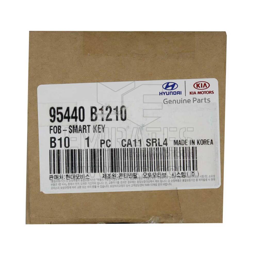 مفتاح جينيسيس الذكي الجديد (2015-2016) الأصلي/الأصلي، بأربعة أزرار، بتردد 433 ميجاهرتز، رقم القطعة الأصلي: 95440-B1210 / FCCID: SY5DHFNA433 | مفاتيح الإمارات