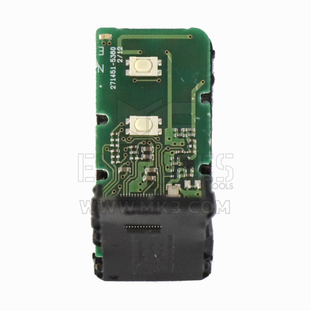Used Toyota Prado Smart Key 2 Buttons 312MHz Black Cover PCB Board Number: 271451-5360  | Emirates Keys