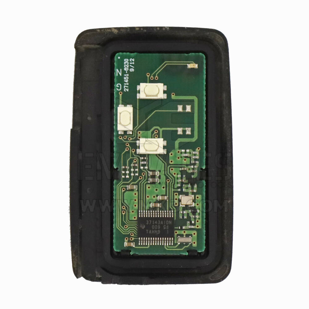 Used Toyota Smart Key 3 Buttons Slider Door 312MHz Black Cover PCB Board Number: 271451-6230 | Emirates Keys
