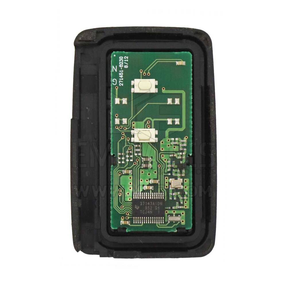 Used Toyota Genuine/OEM Smart Key 2 Buttons 312MHz Black Cover PCB Manufacturer Part Number: 271451-6230 | Emirates Keys