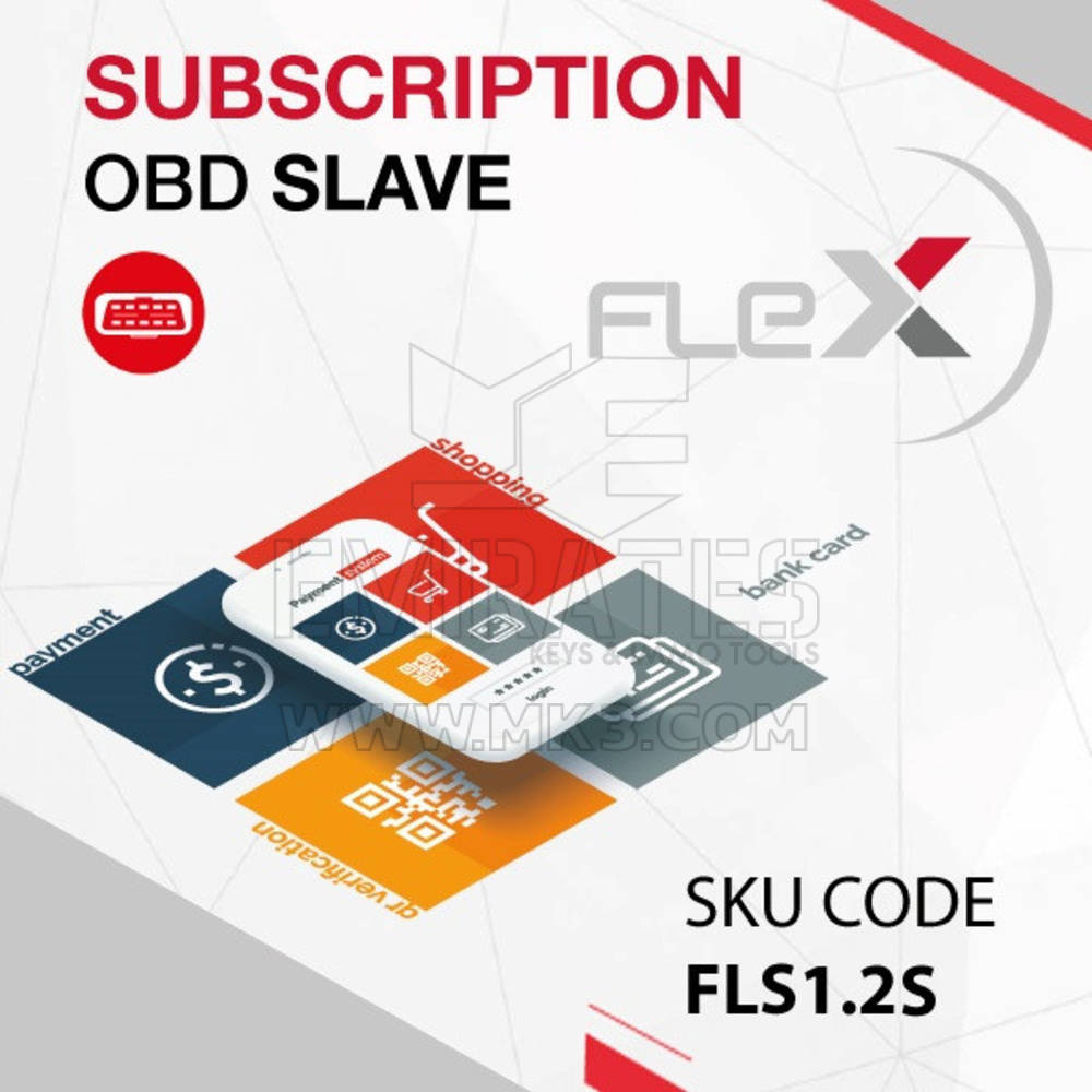 MAGIC FLS1.2S - اشتراك تجديد لمدة ١٢ شهرًا لجهاز Flex OBD Slave | MK3