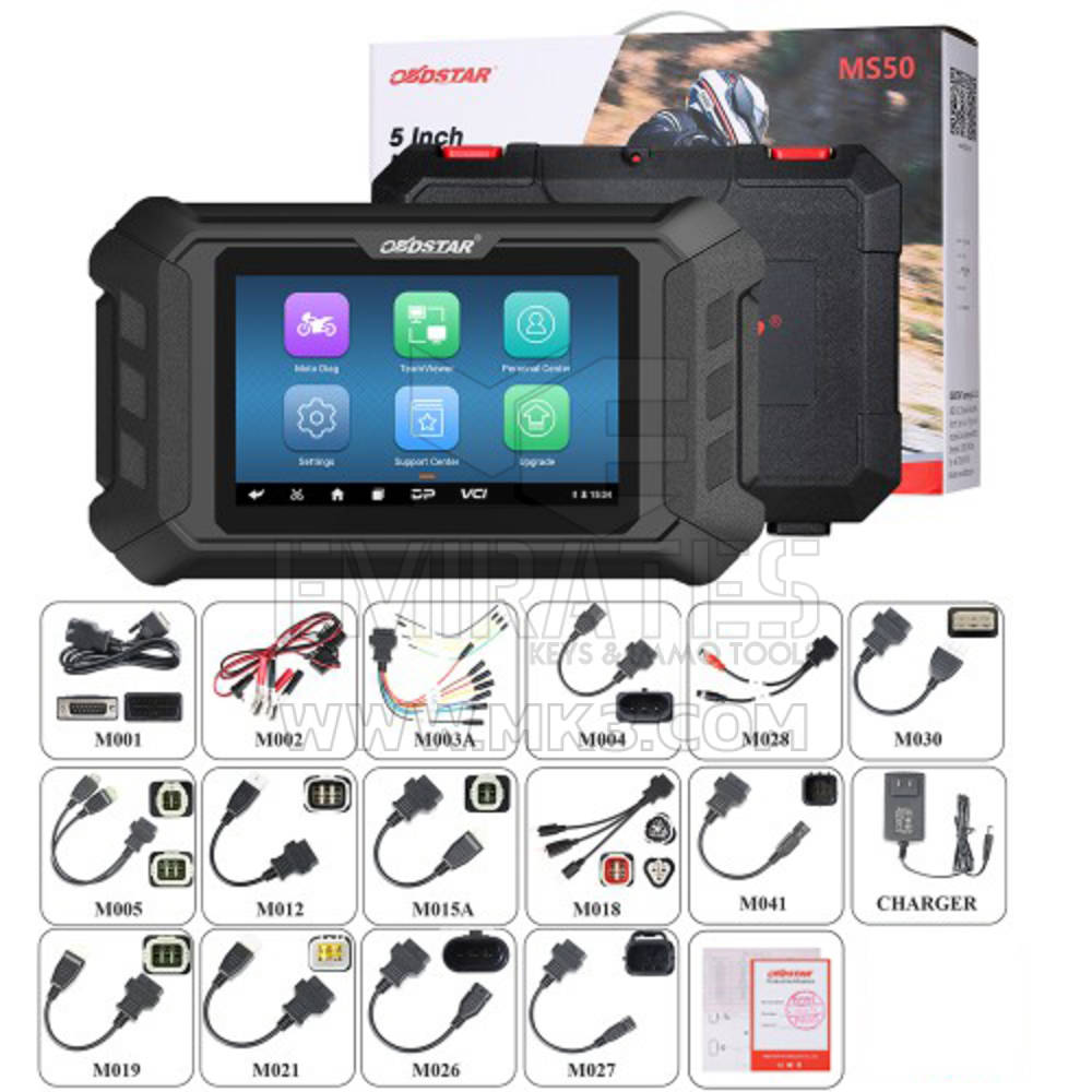 OBDSTAR MS50 proporciona funciones de diagnóstico completas que incluyen lectura o borrado de códigos de falla, lectura de flujo de datos, prueba de acción, configuración, codificación, etc.;