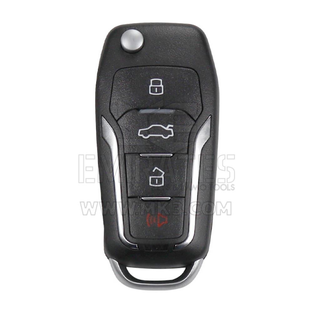 Xhorse VVDI Key Tool VVDI2 Flip Remote Key 3 + 1 Botões Ford Style XEFO01EN