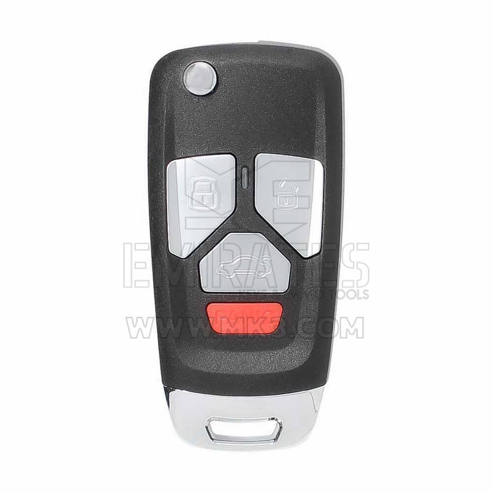 Xhorse VVDI VVDI2 Wireless Flip Remote Key 3+1 Button Audi Style XNAU02EN