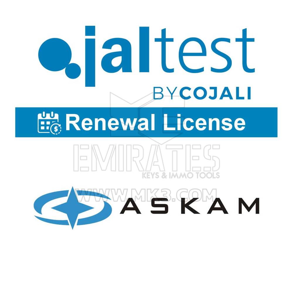 Jaltest - Renovação de Marcas Selecionadas de Caminhões. Licença de Uso 29051103 Askam