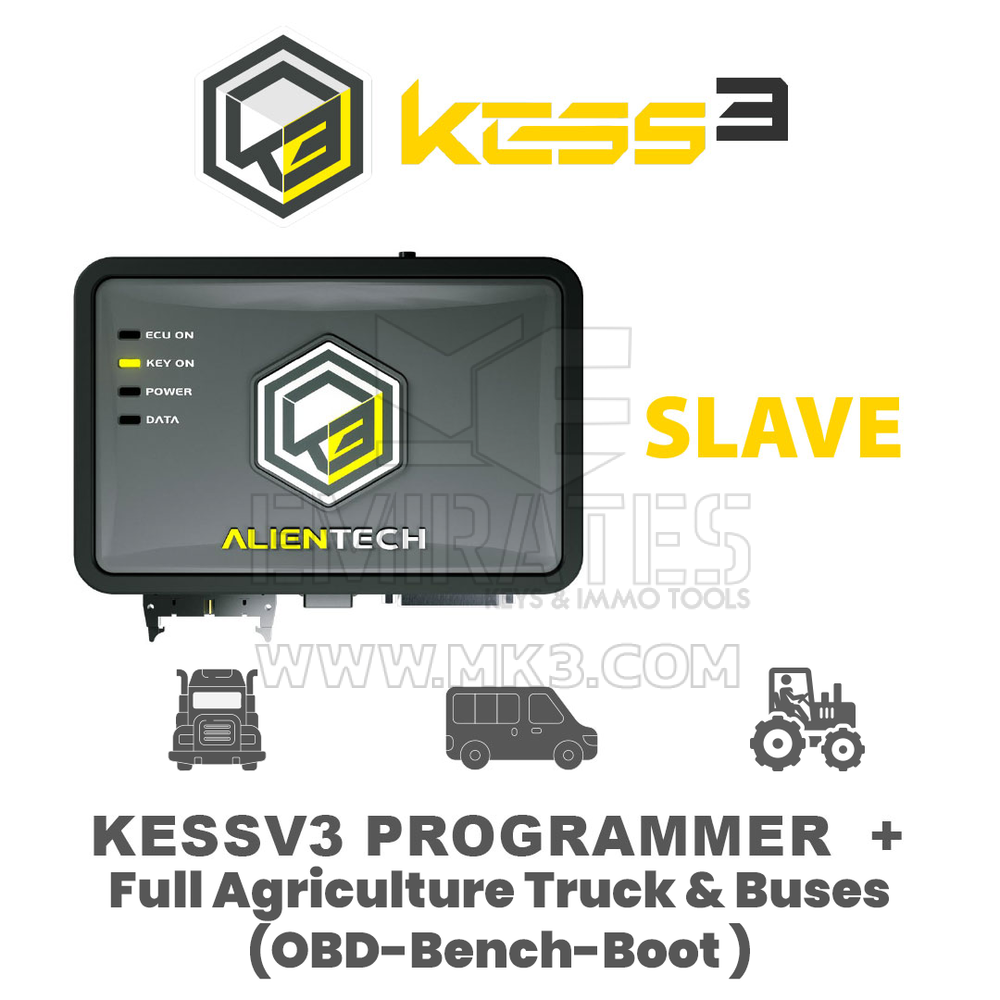 Alientech KESS3 Slave Full Agriculture Truck & Buses ( OBD-Bench-Boot )