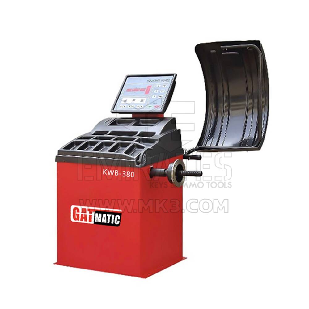 Equilibratrice per ruote GATmatic KWB380 da 10” a 24” con omaggio | MK3