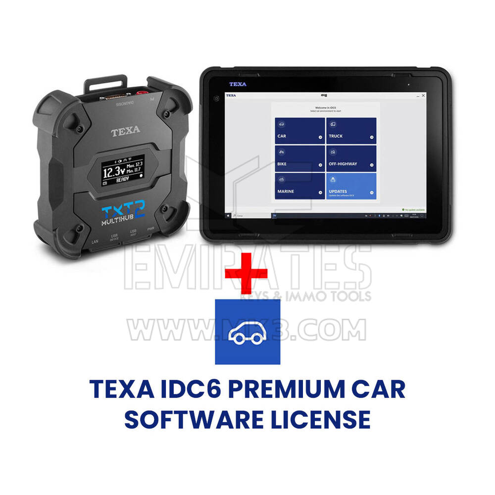 Texa AXONE VOICE + NAVIGATOR TXT MULTIHUB 2 With Full Car IDC6 license and Texa APP Gift