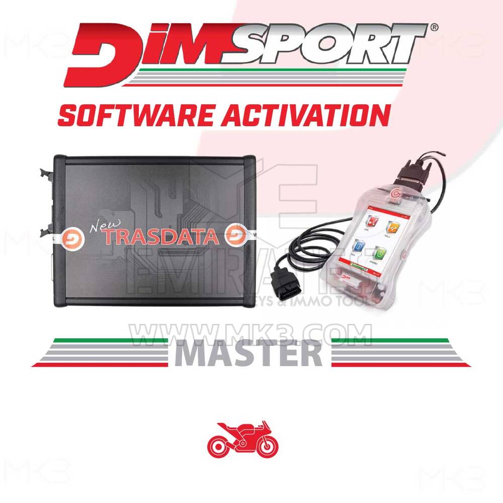 Dimsport - AV-ALL001B-PR - NEW GENIUS & NEW TRASDATA MASTER BIKE & ATV VEHICLE Activation