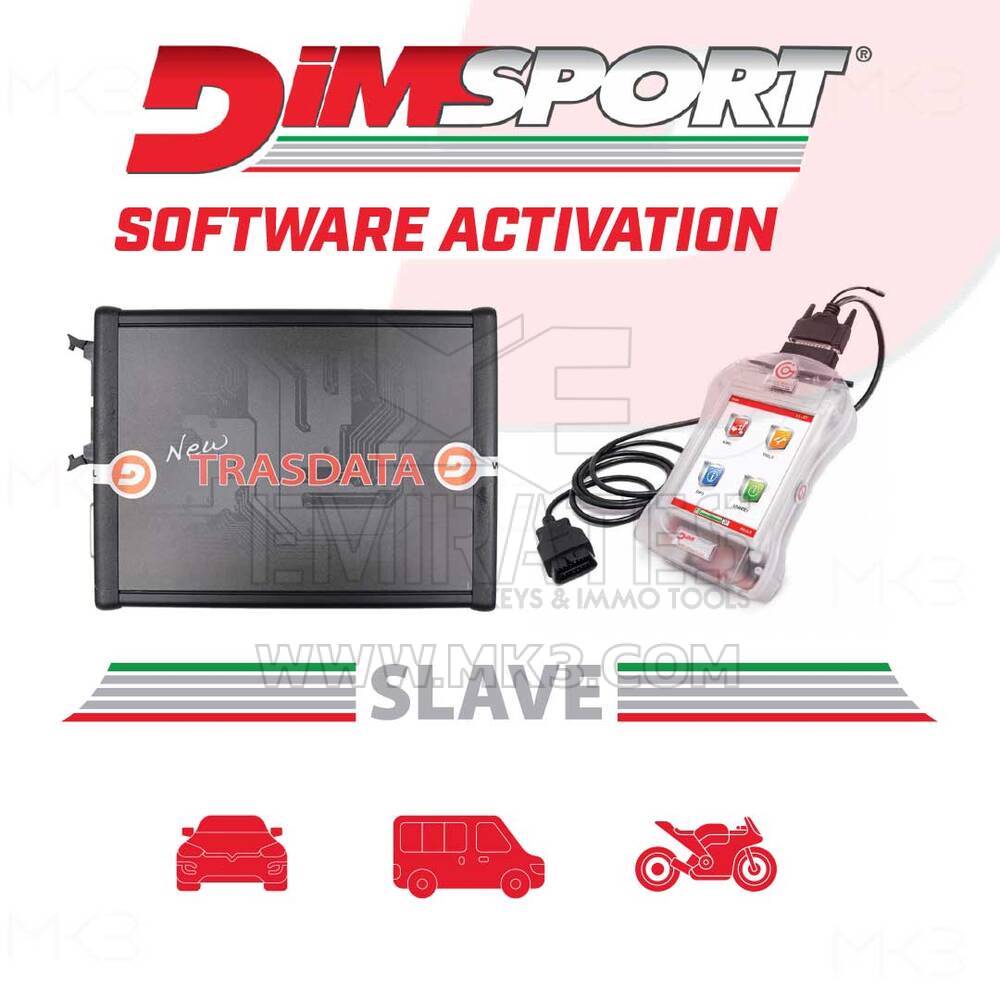 Dimsport - AV99NFPG09-01-PR - NEW GENIUS SLAVE Bike, CAR & LIGHT COMMERCIAL VEHICLE Activation