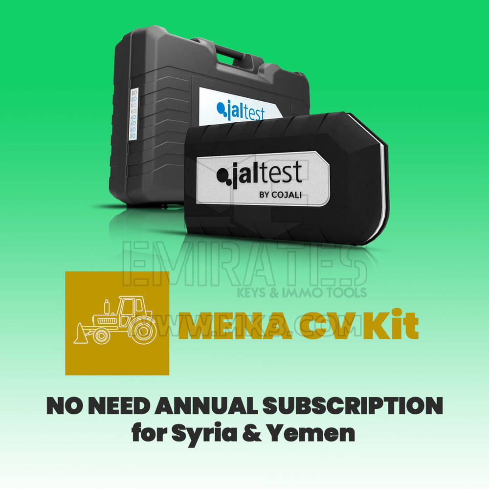 Kit de diagnóstico JALTEST MENA OHW para veículos off-highway e construção