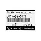 New Mazda 3 2019-2023 Hatchback Genuine / OEM Smart Remote Key 2+1 Buttons 433MHz OEM Part Number: BCYP-67-5DYB | Emirates Keys -| thumbnail