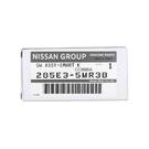 New Nissan Ariya 2023 Genuine / OEM Smart Remote Key 3+1 Buttons 433MHz OEM Part Number: 285E3-5MR3B - FCC ID: KR5TXPZ1 | Emirates Keys -| thumbnail