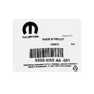 New Dodge RAM 2019-2024 Genuine / OEM Smart Remote Key 5 Buttons 433MHz OEM Part Number: 68584155AA, Old OEM Part Number: 68291691AB, 68291691AC, 68291691AD, 68291691AE, 68442909AB, 68575604AA | Emirates Keys -| thumbnail