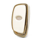 Nano Cover For Hyundai Tucson Smart Remote Key 4 Button White| MK3 -| thumbnail