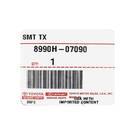 Nueva llave remota inteligente original de Toyota Avalon 2019, 4 botones, 433 MHz, número de pieza OEM: 8990H-07090 - FCC ID: HYQ14FEB | Cayos de los Emiratos -| thumbnail