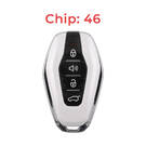 Jetour Original Smart Remote Key 3+1 Buttons 433MHz 46 Chip White Color