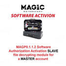 MAGIC MAGP0.1.1.2 وحدة فك تشفير ملف SLAVE لتنشيط تخويل البرامج لحساب MASTER