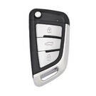 Keydiy KD Telecomando Universale Flip 3 Pulsanti Tipo B29 Metallo