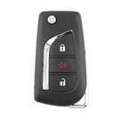 Корпус дистанционного ключа Toyota 2019, 2+1 кнопка, лезвие Toy48