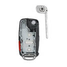 New Aftermarket VW / Volkswagen UDS Flip Remote Key Shell 4+1 Buttons HU66 Blade High Quality Best Price | Emirates Keys -| thumbnail