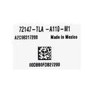 Used Honda Pilot / Passport 2021 Original Smart Remote Key 5 Buttons 433MHz (Driver 1) OEM Part Number: 72147-TG7-AA1 | Emirates Keys -| thumbnail