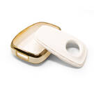 New Aftermarket Nano High Quality Cover For TATA Remote Key 4 Button White Color TATA-A11J | Emirates Keys -| thumbnail