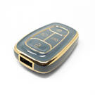 New Aftermarket Nano High Quality Cover For TATA Remote Key 4 Button Gray Color TATA-A11J | Emirates Keys -| thumbnail
