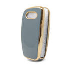 Capa Nano para Audi Flip Remote Key 3 botões cinza Audi-C11J | MK3 -| thumbnail