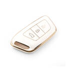 New Aftermarket Nano High Quality Cover For Baojun Smart Remote Key 3 Button White Color BJ-C11J | Emirates Keys -| thumbnail