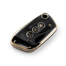 New Aftermarket Nano High Quality Cover For Baojun Flip Remote Key 3 Button Black Color BJ-D11J | Emirates Keys -| thumbnail