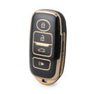 Nano High Quality Cover For Perodua Smart Remote Key 4 Buttons Black Color PRD-B11J