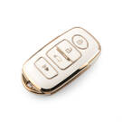 New Aftermarket Nano High Quality Cover For Perodua Smart Remote Key 4 Buttons White Color PRD-B11J | Emirates Keys -| thumbnail