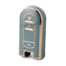 Nano High Quality Cover For Perodua Smart Remote Key 3 Buttons Gray Color PRD-C11J3
