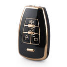 Nano High Quality Cover For Baic Smart Remote Key 4 Buttons Black Color BQ-A11J